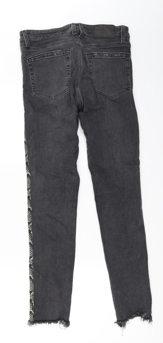 Zara Womens Black Skinny Jeans Size 36 L27 in