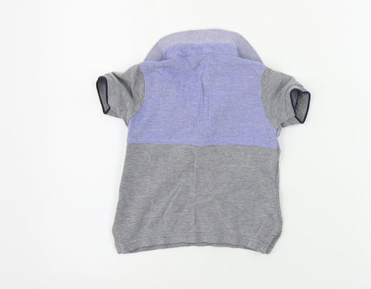 George Boys Grey Basic Polo Size 2 Years