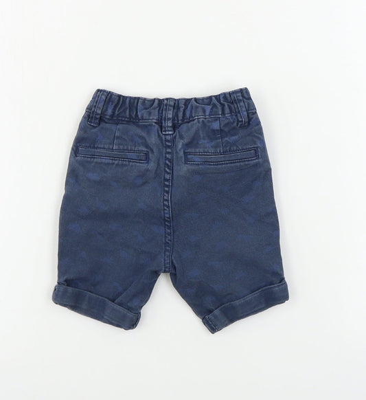 George Boys Blue Chino Shorts Size 2 Years