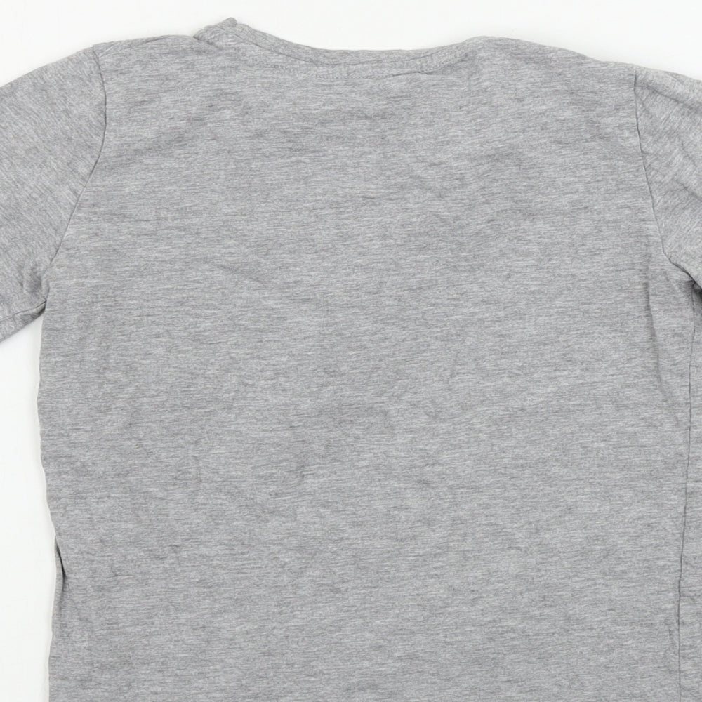 TU Boys Grey Basic T-Shirt Size 8 Years