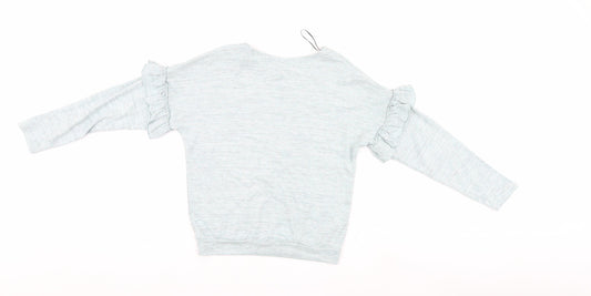 H&M Girls Blue Basic Casual Size 9-10 Years