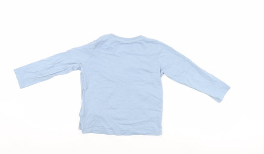 Primark Boys Blue Basic T-Shirt Size 5-6 Years