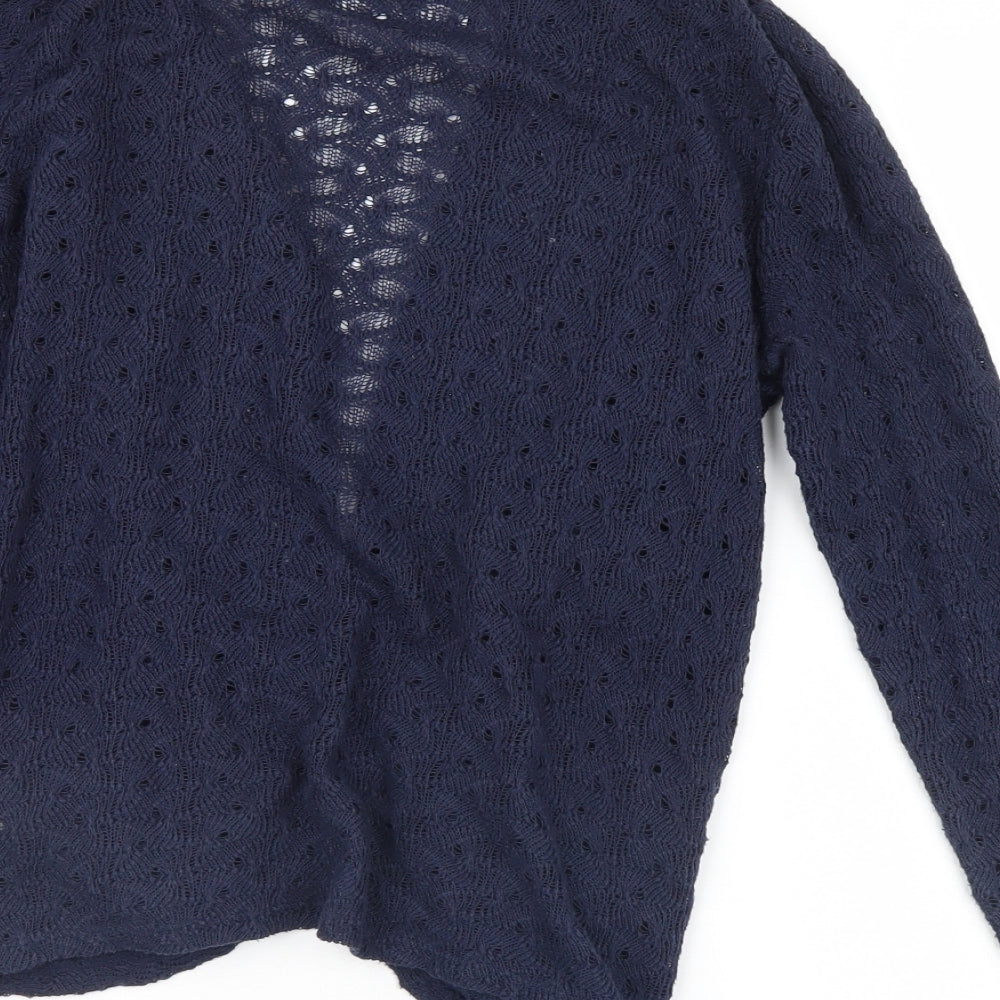 Womens UK Size S Oasis Blue Cardigan Jumper