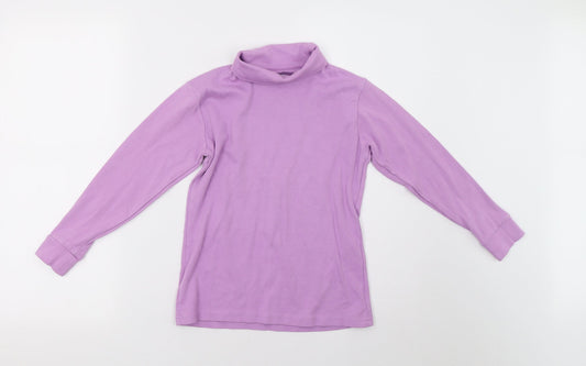 Crane Girls Purple Pullover Sweatshirt Size 8 Years