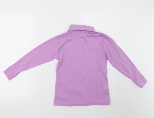 Crane Girls Purple Pullover Sweatshirt Size 8 Years