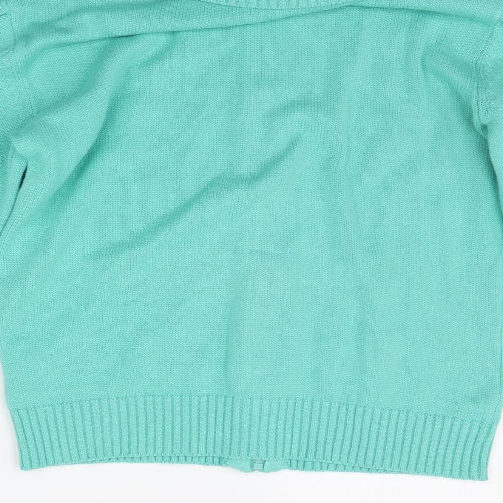 Damart Womens Green Jacket Coat Size 10