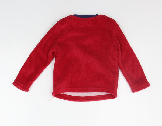 Primark Girls Red Solid Top Pyjama Top Size 2-3 Years