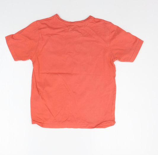 Primark Girls Orange Basic T-Shirt Size 9-10 Years