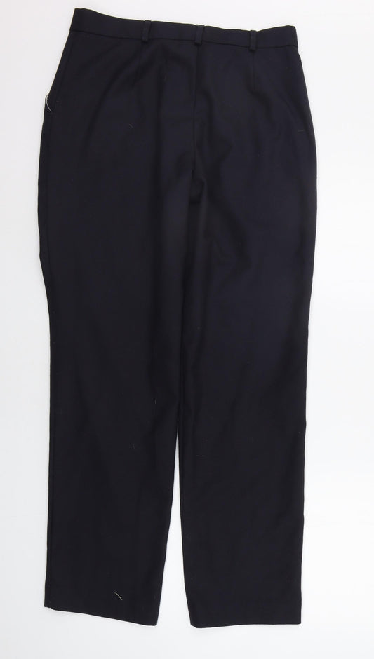 THREAD NEEDLE Womens Blue Trousers Size 12 L28 in