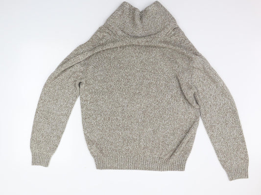 awc85 Womens Beige Pullover Jumper Size M