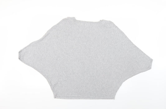 F&F Womens Grey Basic Blouse Size 12