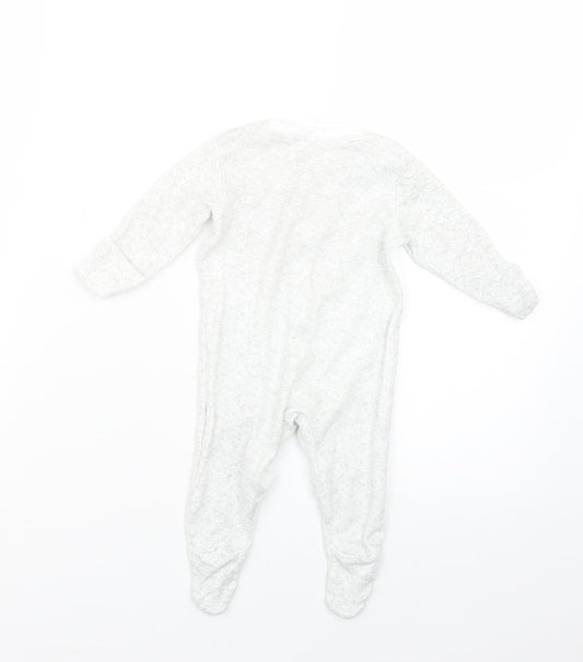 Primark Baby Grey Geometric Babygrow One-Piece Size 0-3 Months