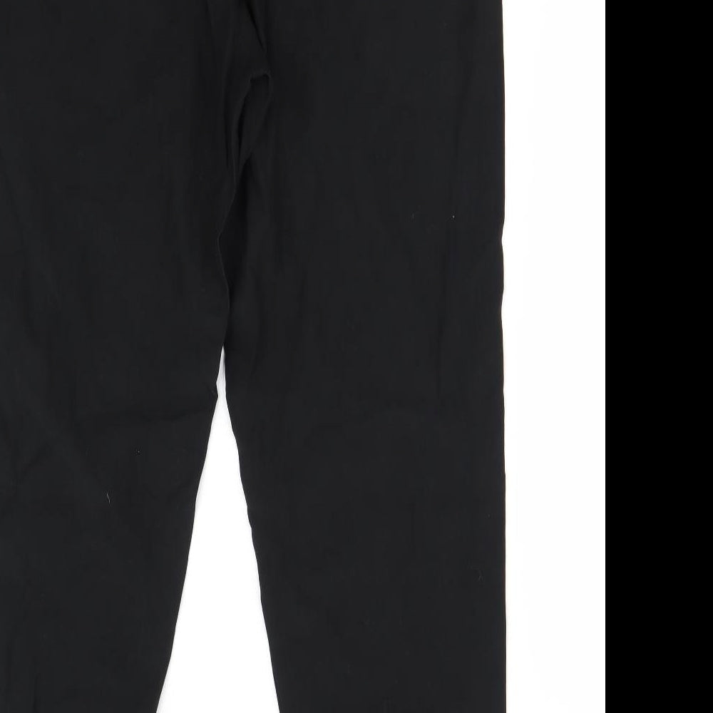 The B. C. Clothing Womens Black Sweatpants Trousers Size 12 L27 in