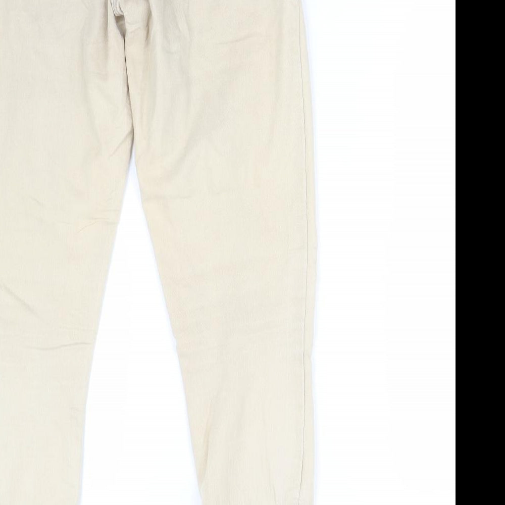 Valley Girl Womens Beige Denim Skinny Jeans Size 8 L29 in