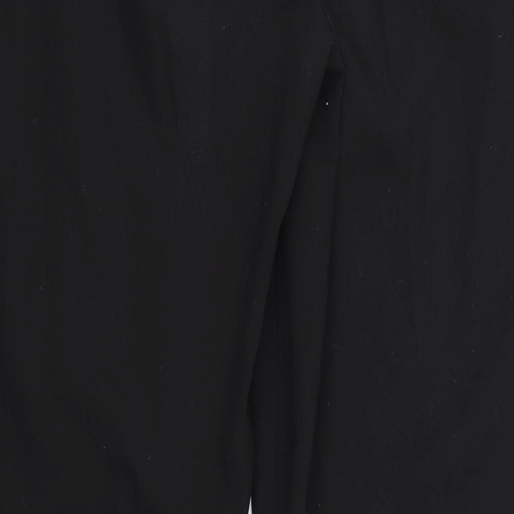 Womens UK Size 12 ASOS Regular Fit Black Trousers