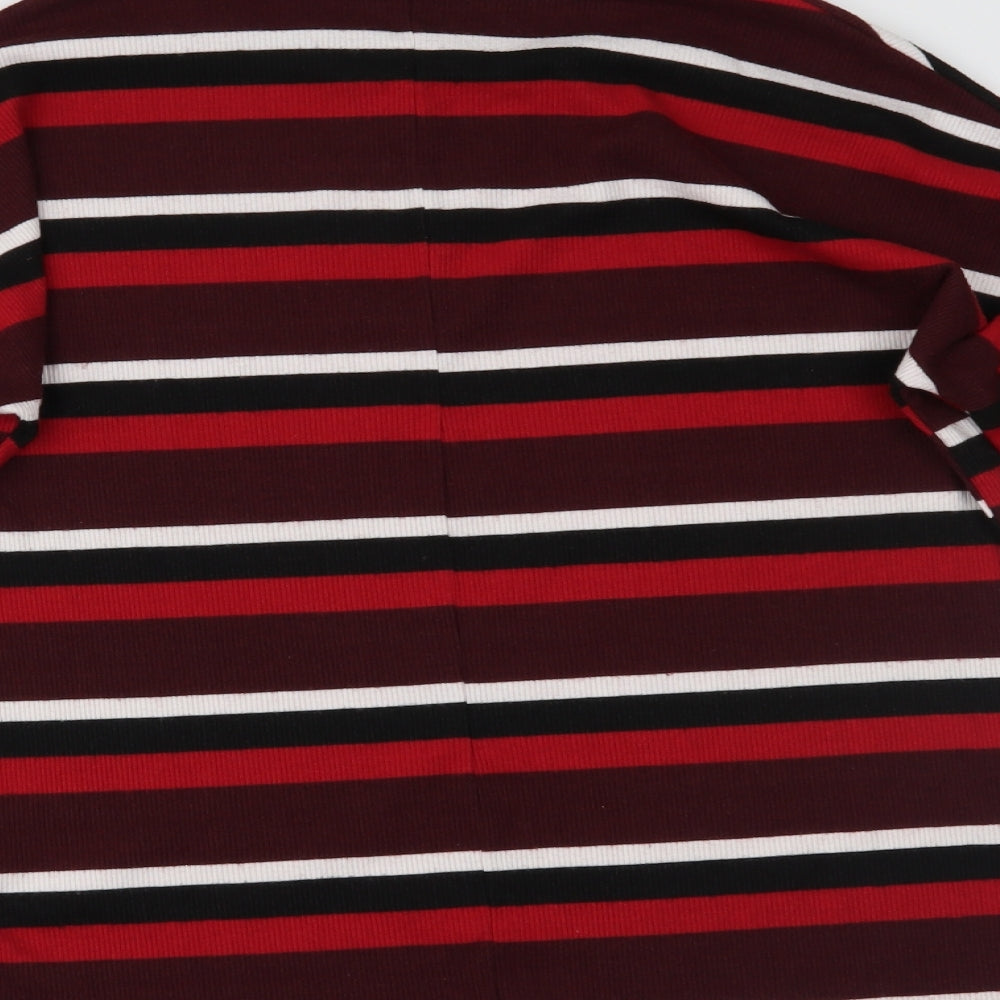 Womens UK Size 8 New Look Red Basic Blouse
