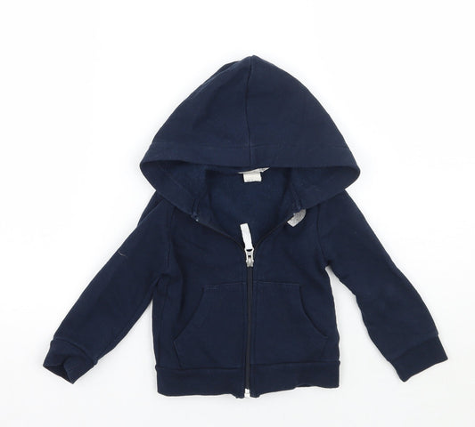H&M Girls Blue Jacket Coat Size 2 Years