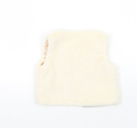Primark Girls Beige Gilet Coat Size 24 Months
