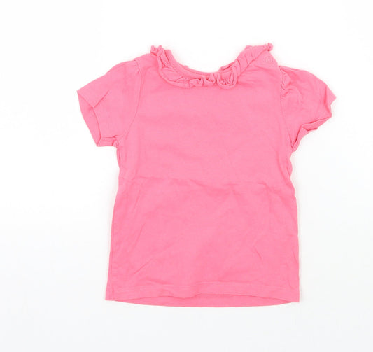Nutmeg Girls Pink Basic T-Shirt Size 12 Months
