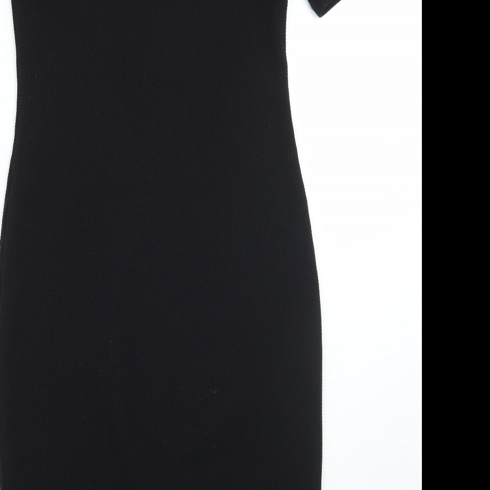 Dorothy Perkins Womens Black A-Line Size 8