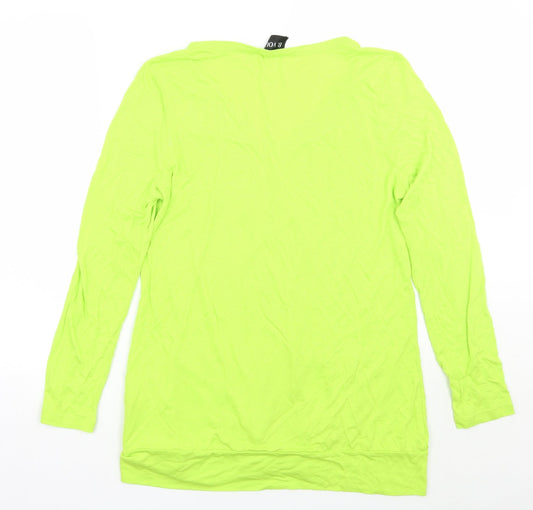Womens UK Size 16 Beyou Green Cardigan Jumper
