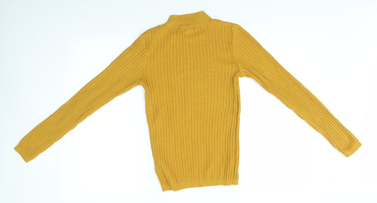 Primark Womens Orange Pullover Jumper Size M