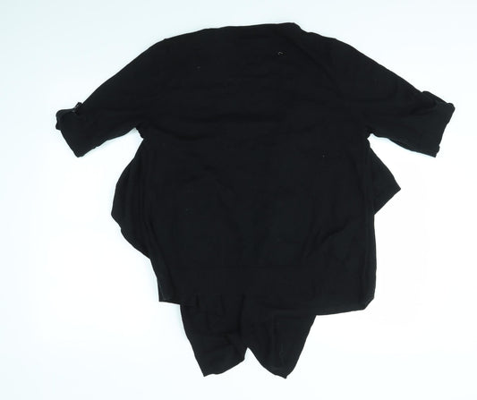 F&F Womens Black Cardigan Jumper Size 14