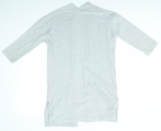 Womens UK Size 10 M&S Grey Cardigan Jumper