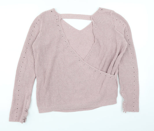 Primark Womens Pink Pullover Jumper Size S