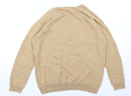 Dorothy Perkins Womens Beige Pullover Jumper Size 16