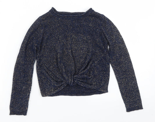 NEXT Girls Blue Pullover Jumper Size 5 Years