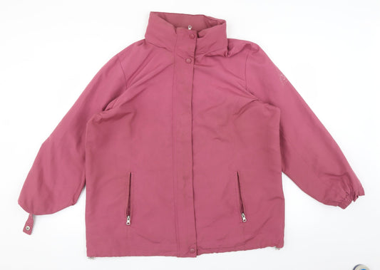 Womens UK Size M BM Pink Rain Coat