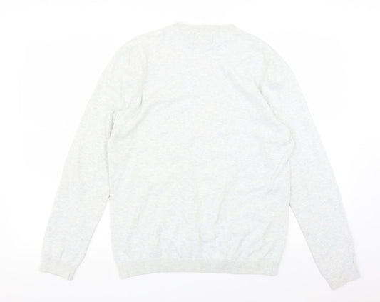 Topman Mens Grey Pullover Sweatshirt Size S