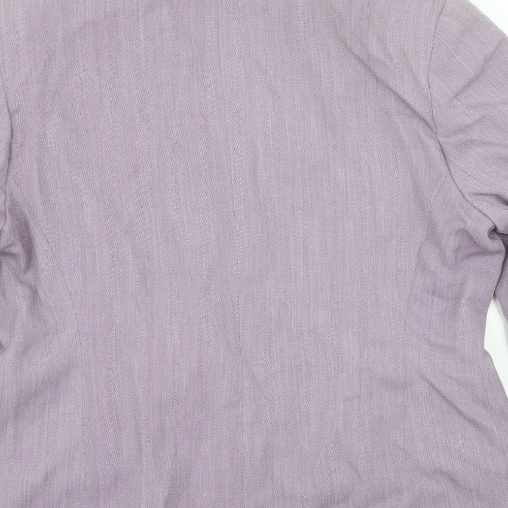 Principles Womens Purple   Jacket Suit Jacket Size 14