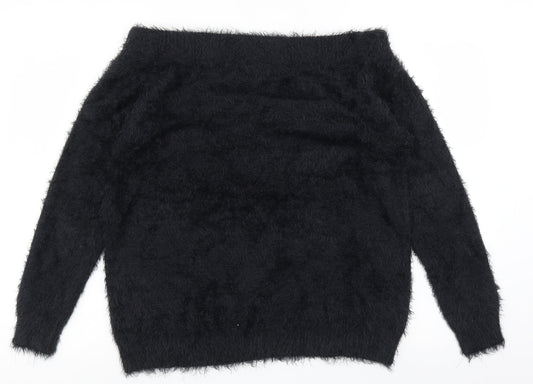 Womens UK Size 16 Brave Soul Black Pullover Jumper