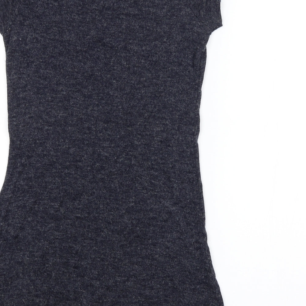 Womens UK Size S Pussycat London Blue Basic Blouse
