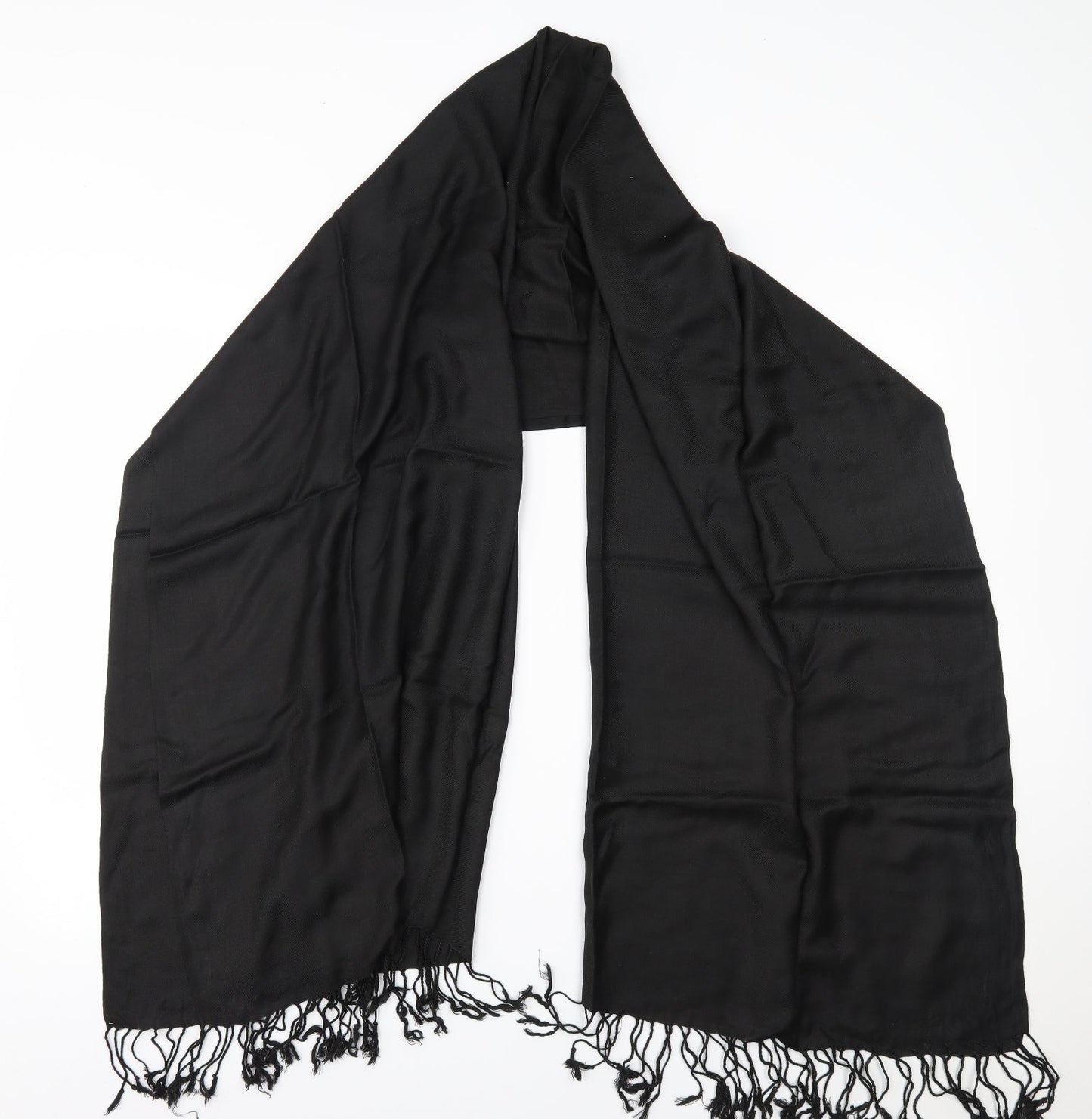 Preworn Womens Black Scarf