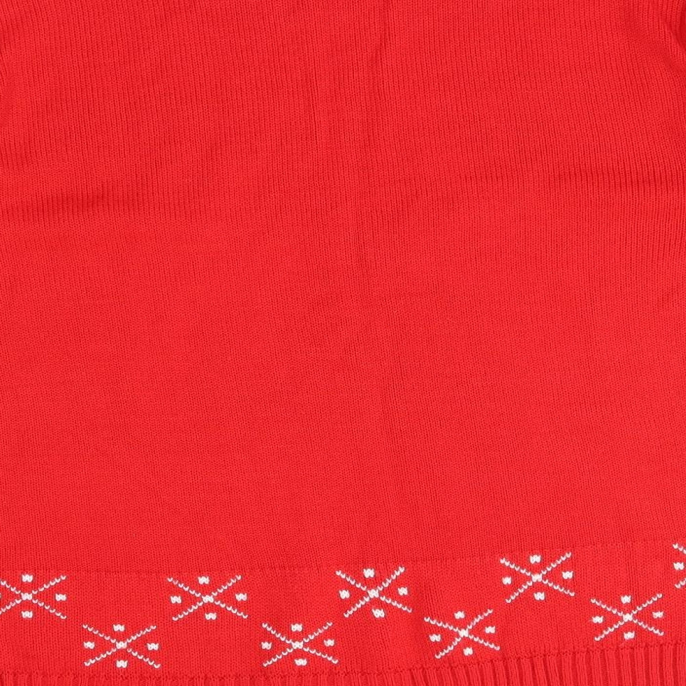 Gazelle Womens Red Pullover Jumper One Size - penguin