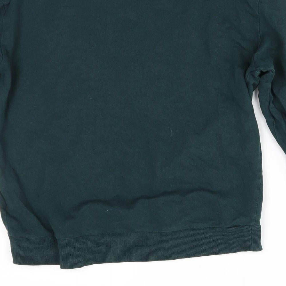 Womens UK Size XS H&M Green Pullover Jumper
