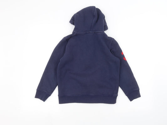 US Polo Assn. Girls Blue Full Zip Hoodie Size 9-10 Years