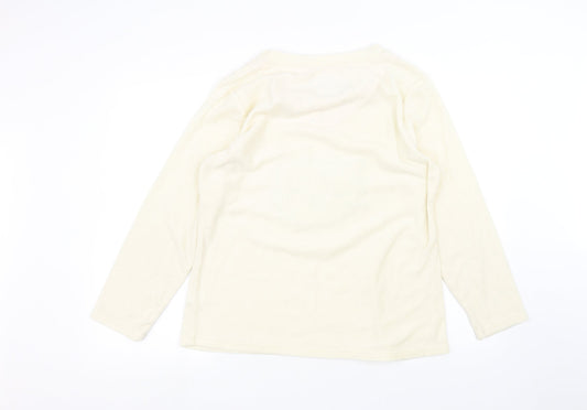 Love To Dream Womens White Pullover Jumper Size 12