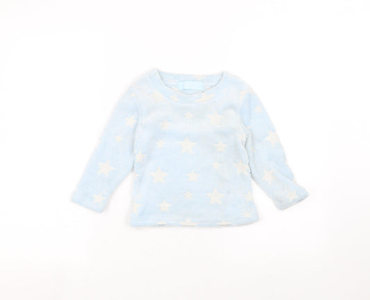 Glow in the dark Girls Blue Pullover Jumper Size 2-3 Years - Glow in the dark