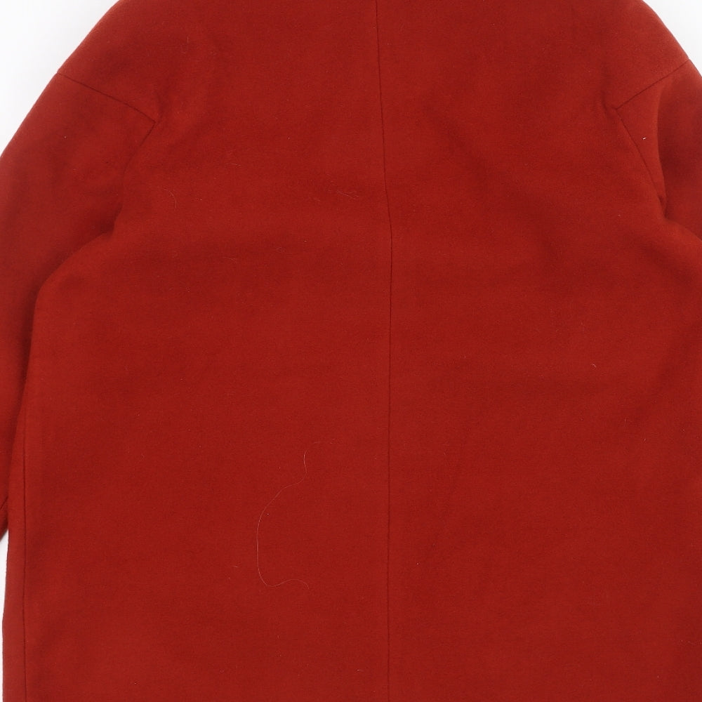 Brand and care label for Atmosphere women’s red jacket, size UK 10