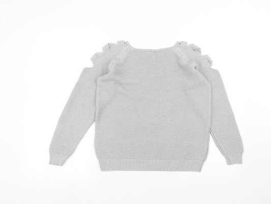 Womens UK Size 12 Select Grey Pullover Jumper
