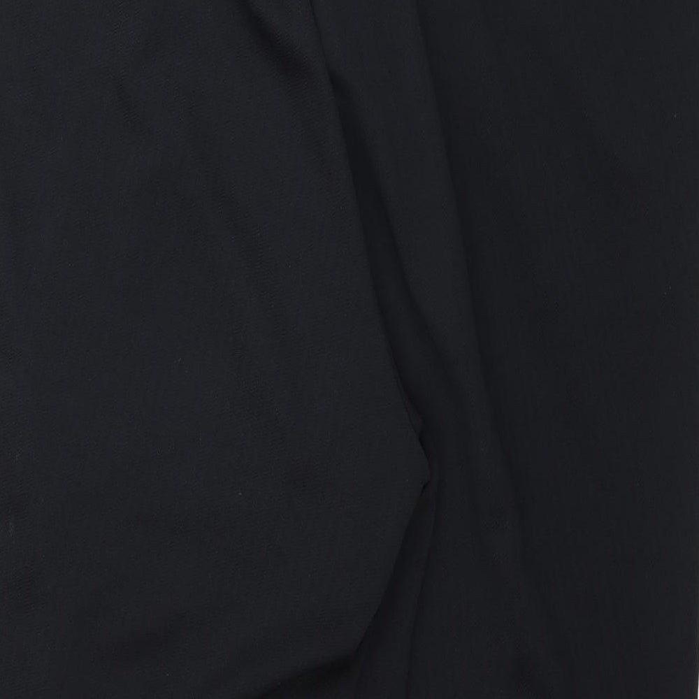 Womens UK Size 18 BM Regular Fit Black Trousers