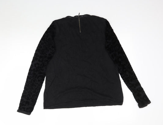 Coast Womens Black Basic Blouse Size M