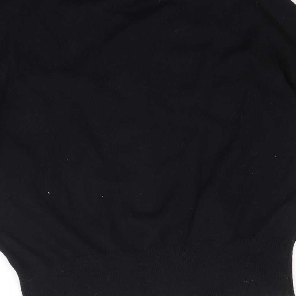 Womens UK Size 10 Be Beau Black Cape Jumper