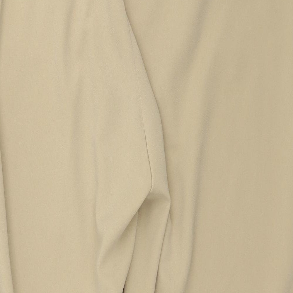 ELVI Womens Beige Trousers Size 18 L28 in
