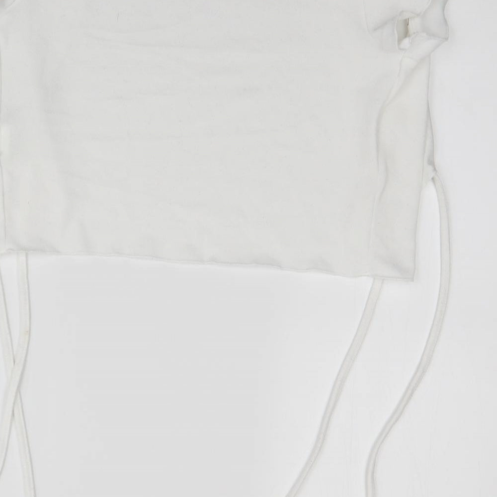 SheIn Womens White Shrug Jumper Size 6