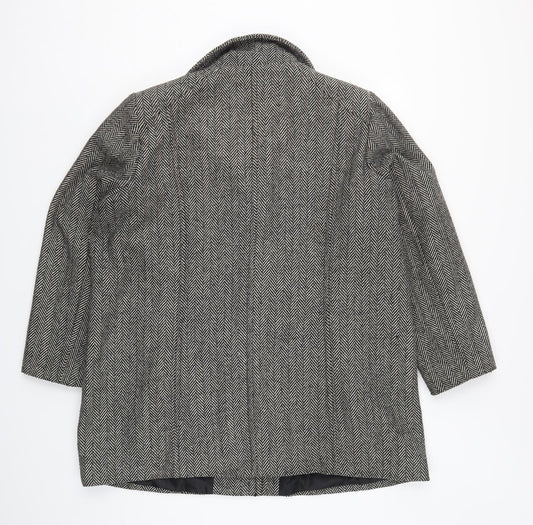 Womens UK Size 10 Special Collection Grey Pea Coat